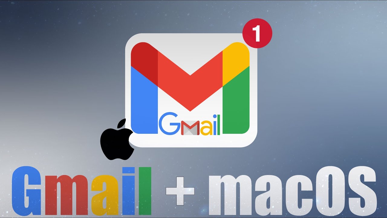 Настройка почты Gmail в masOS