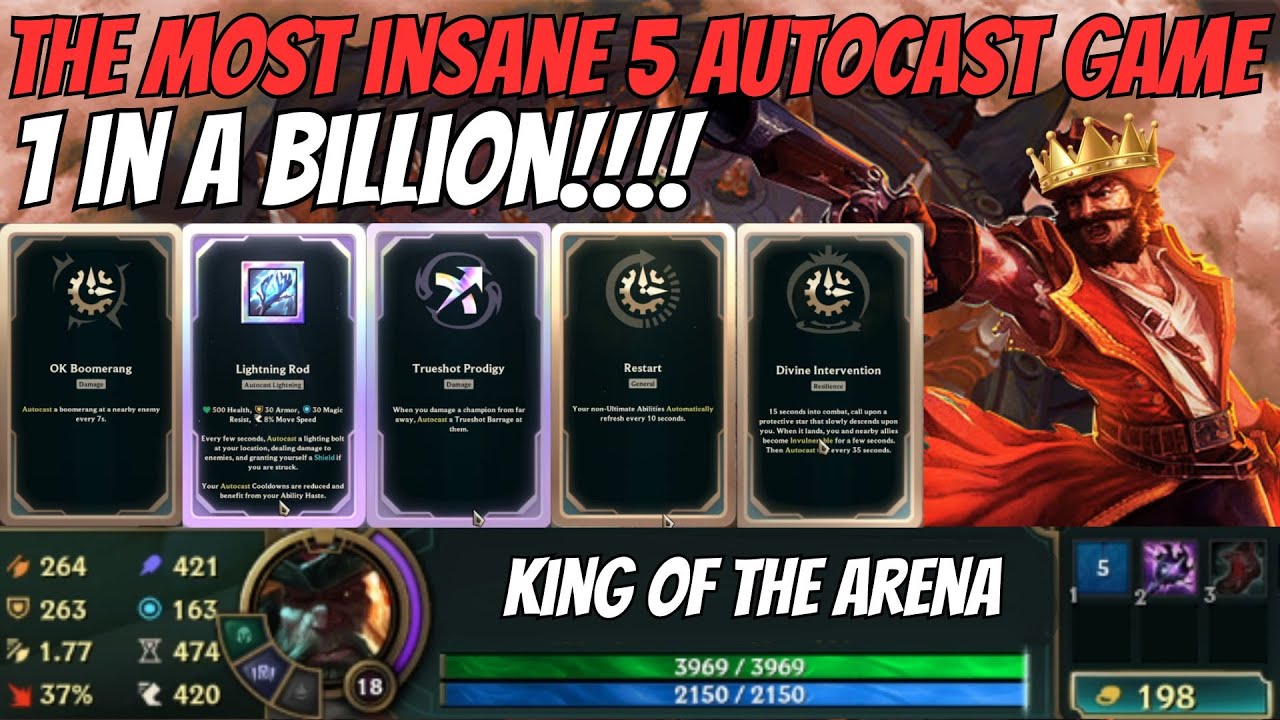 5 Autocasts, NONSTOP Autocasts INFINITE EZ ULT!! Exodia Gangplank, King Of The Arena