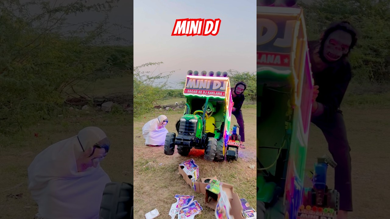 Remote Control Mini DJ Trucks😱!! Accident  Small Dj Pickup !! #dj #djtruck #minidjtruck #gadiwaladj