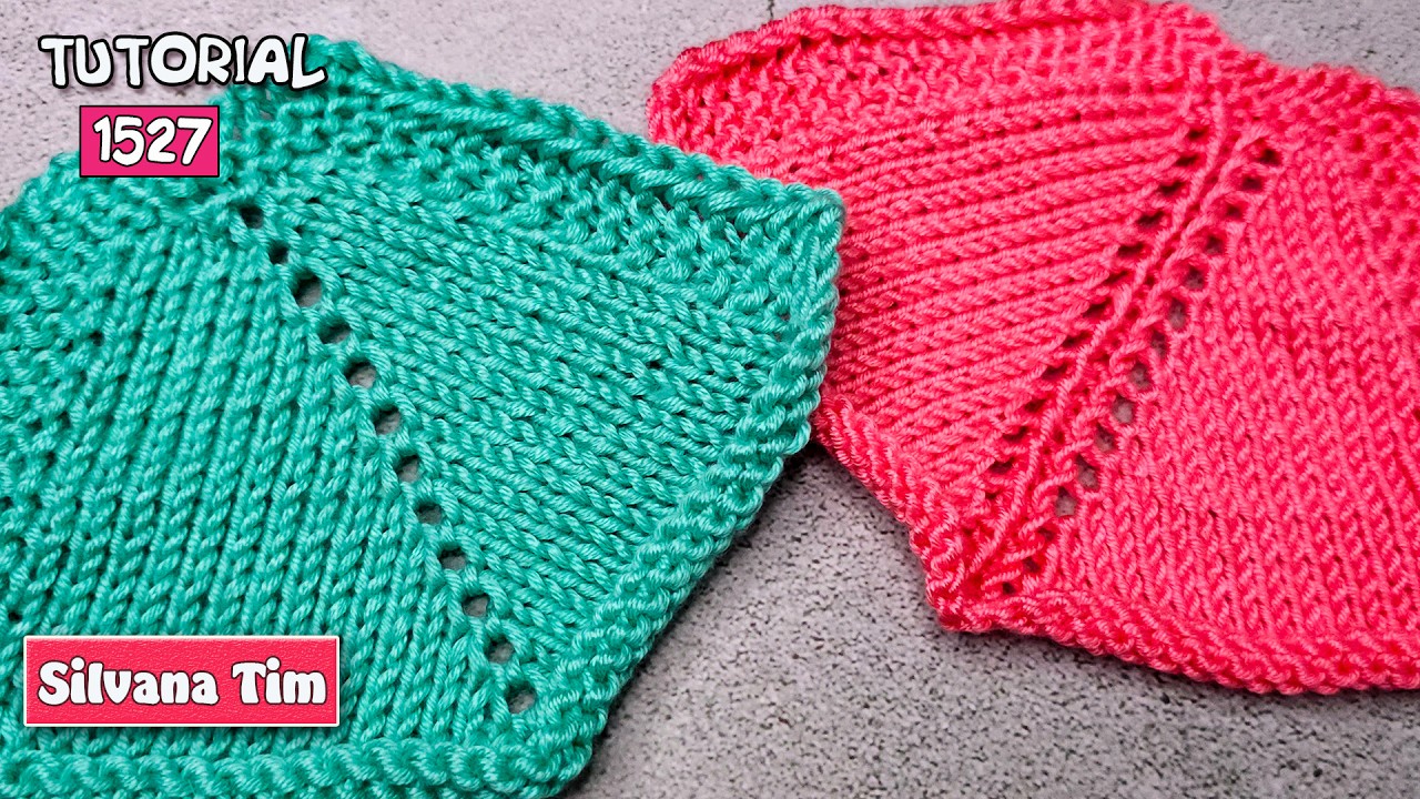 🧶✨ Cómo Tejer Aumentos a Dos Agujas | Diseño 