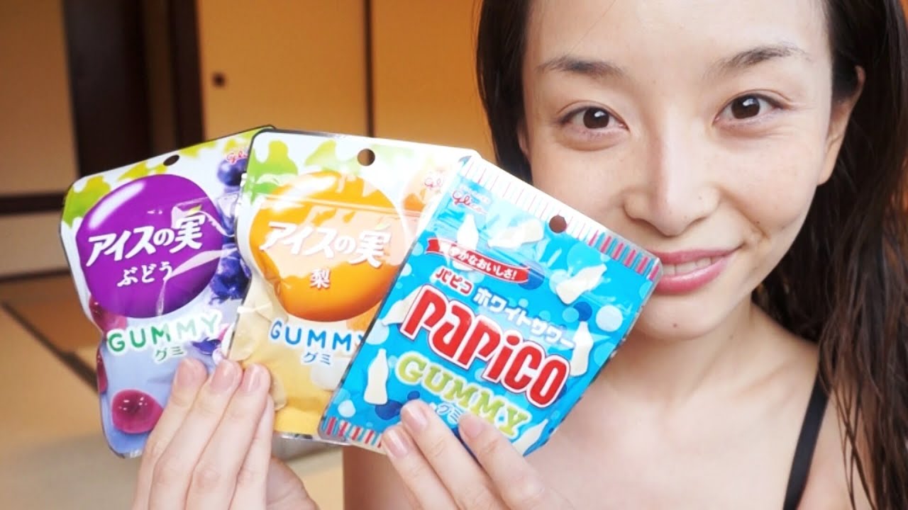 人気アイスがグミに!?「パピコ」「アイスの実」のグミを食べてみた!! - 2014.7.15 SasakiAsahiVlog