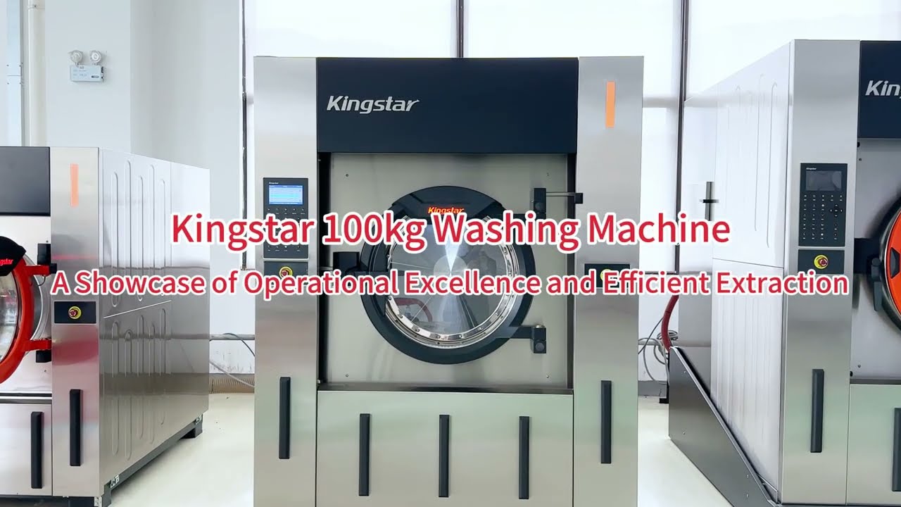 Kingstar 100kg Washing Machine: A Showcase of Operational Excellence and Efficient Extraction