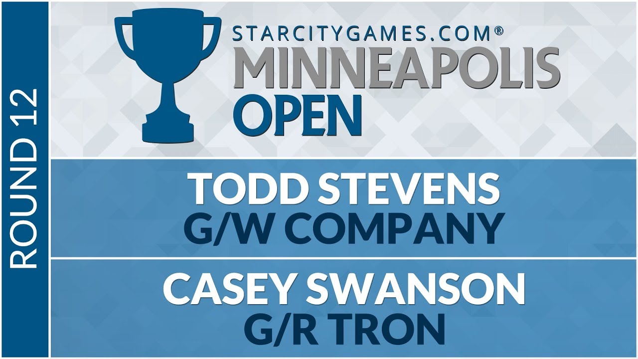 SCGMINN - Round 12 - Todd Stevens vs Casey Swanson [Modern]