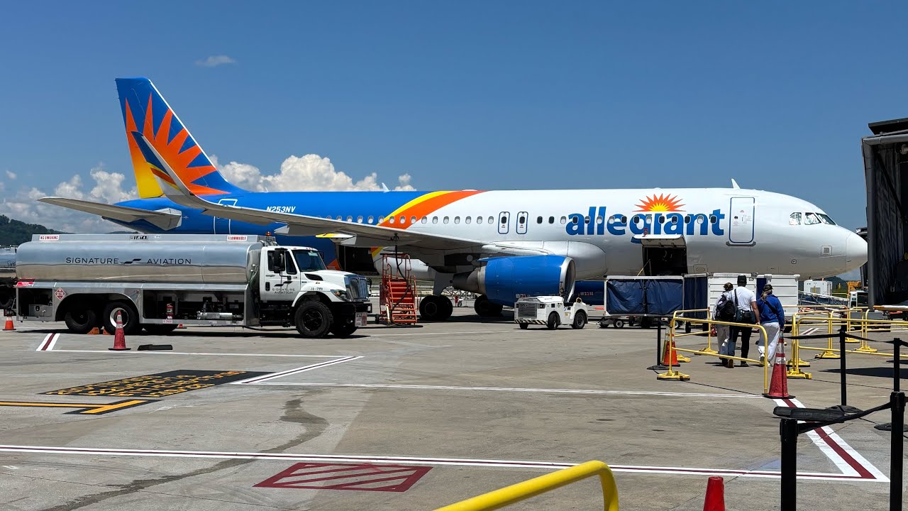 Allegiant Air Airbus A320 Flight from Asheville to Orlando-Sanford (AVL-SFB)