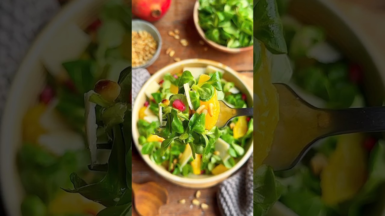 Refreshing Winter Salad Recipe 🌿🍊 | Healthy & Delicious 