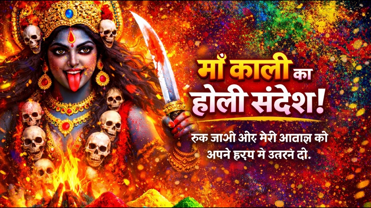 माँ काली होली संदेश अनदेख मत करना 🕉️ Maa Kali ka sandesh 🕉️