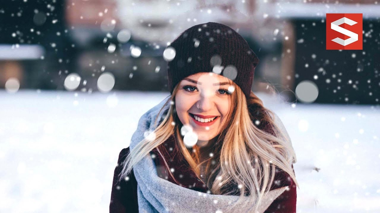 Photoshop tutorial Making Parallax with snow effect | Sopheap Design