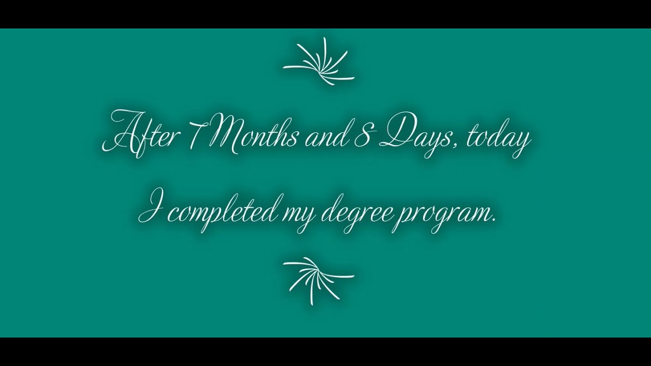 WGU B.Sc (IT) Degree - Part 28:  I am so excited and relieved, today I passed my final class.