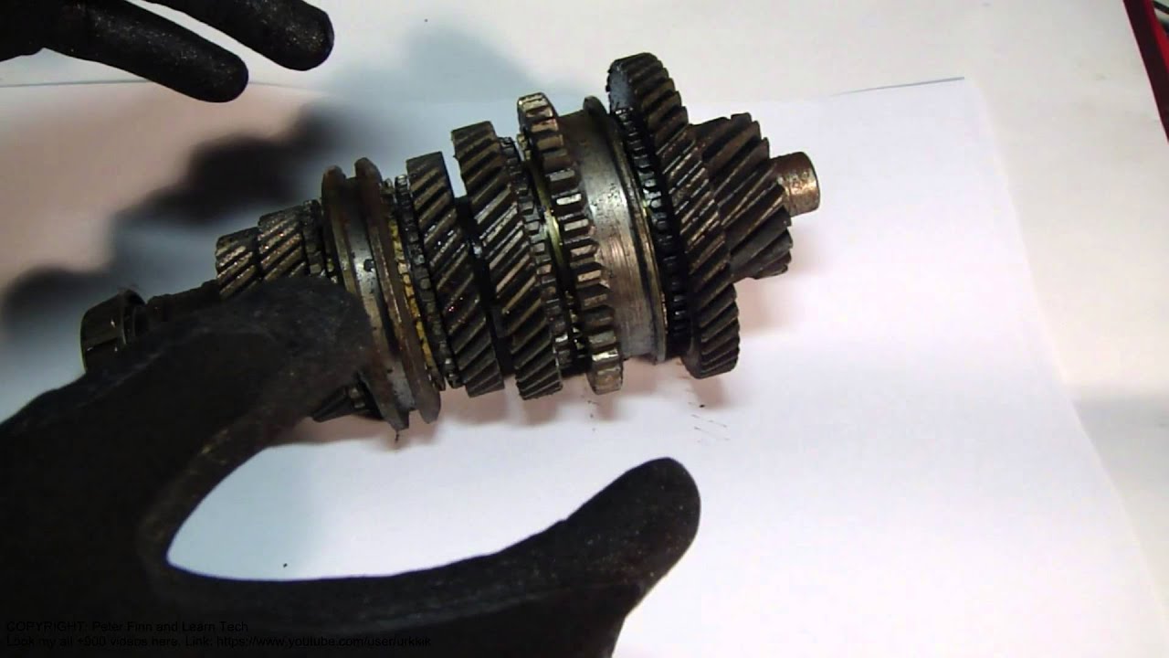 How to notice damaged gearbox gear info.