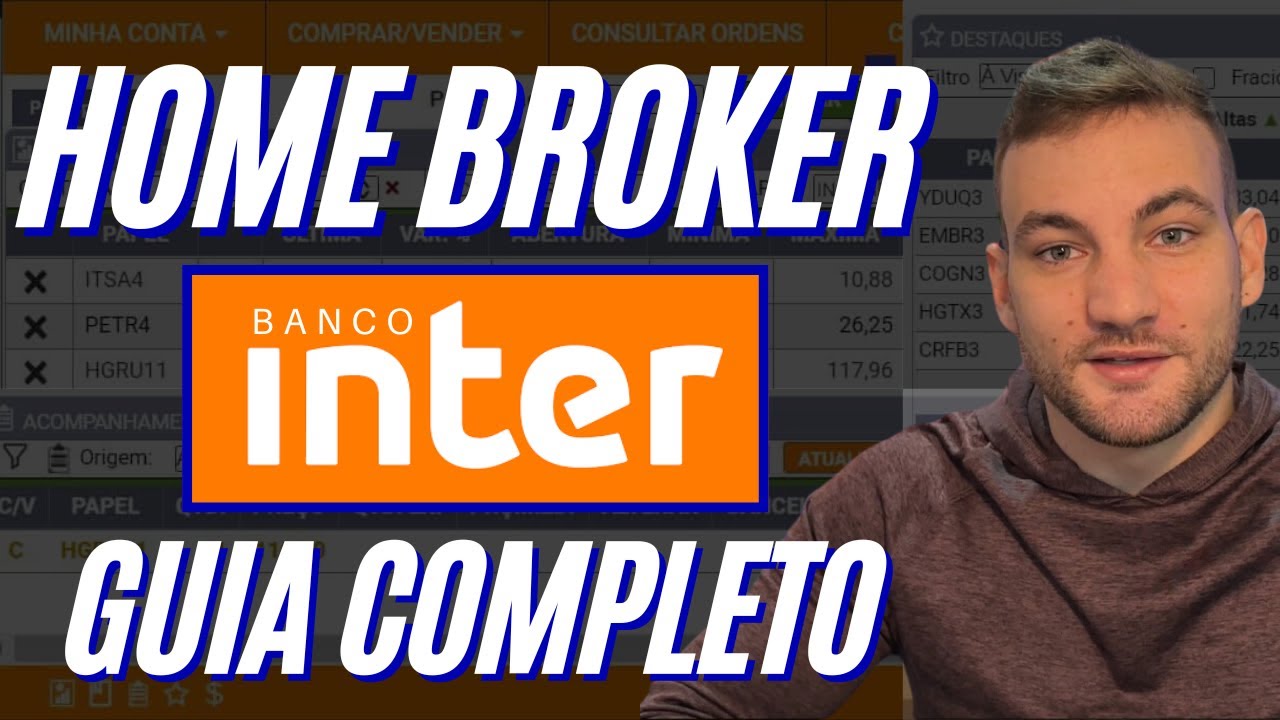 HOME BROKER BANCO INTER - TUTORIAL COMPLETO