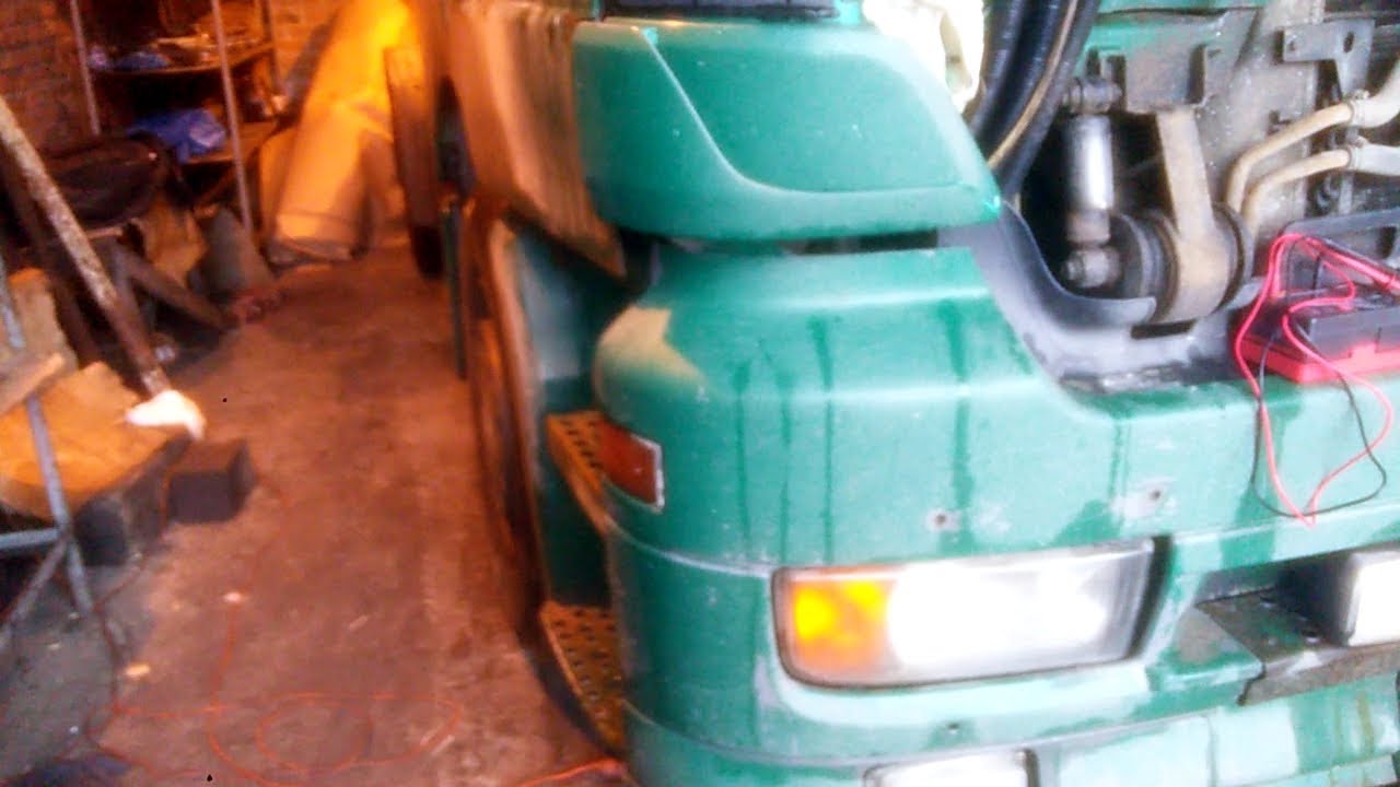 Truck Mercedes Actros MP1, самопроизвольное включение зажигания