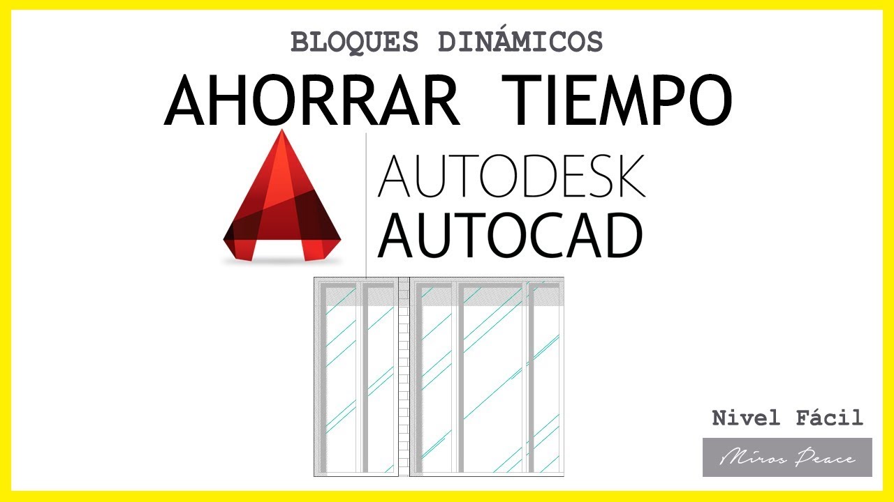 AUTOCAD | Bloques dinámicos: ventanas (stretch, alingment)