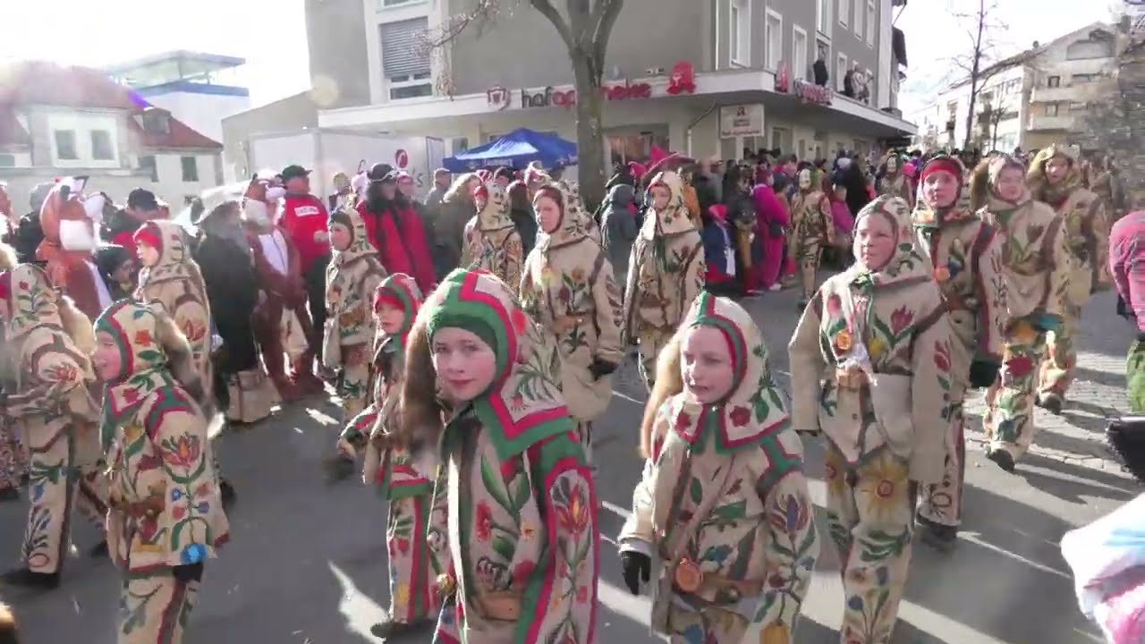 Donaueschingen Fasnet Sunntig 2024 -Weißnarren-