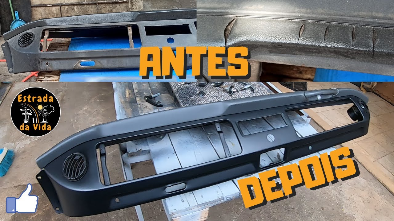 COMO RESTAURAR O PAINEL DA KOMBI, FAÇA VOCÊ MESMO! Consertando os trincados do painel da kombi fácil