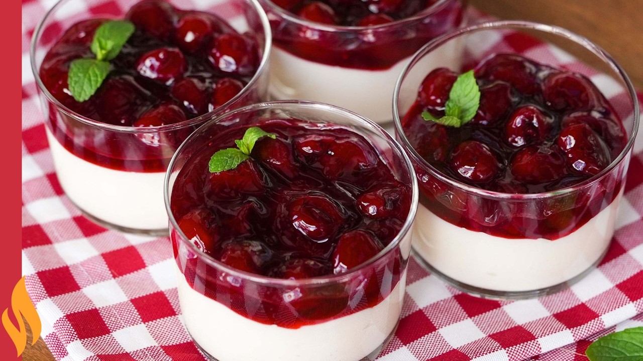 Этот десерт - ЭФ-СА-НЕ 🍒 Практичный рецепт пудинга с вишневым соусом 😋