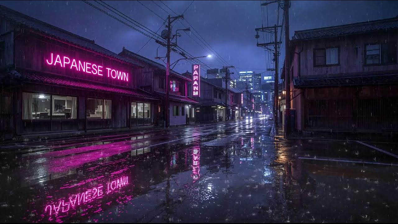 Night Rain Ambience 🌙 Lofi Beats for Focus, Relax & Quiet Moments #80