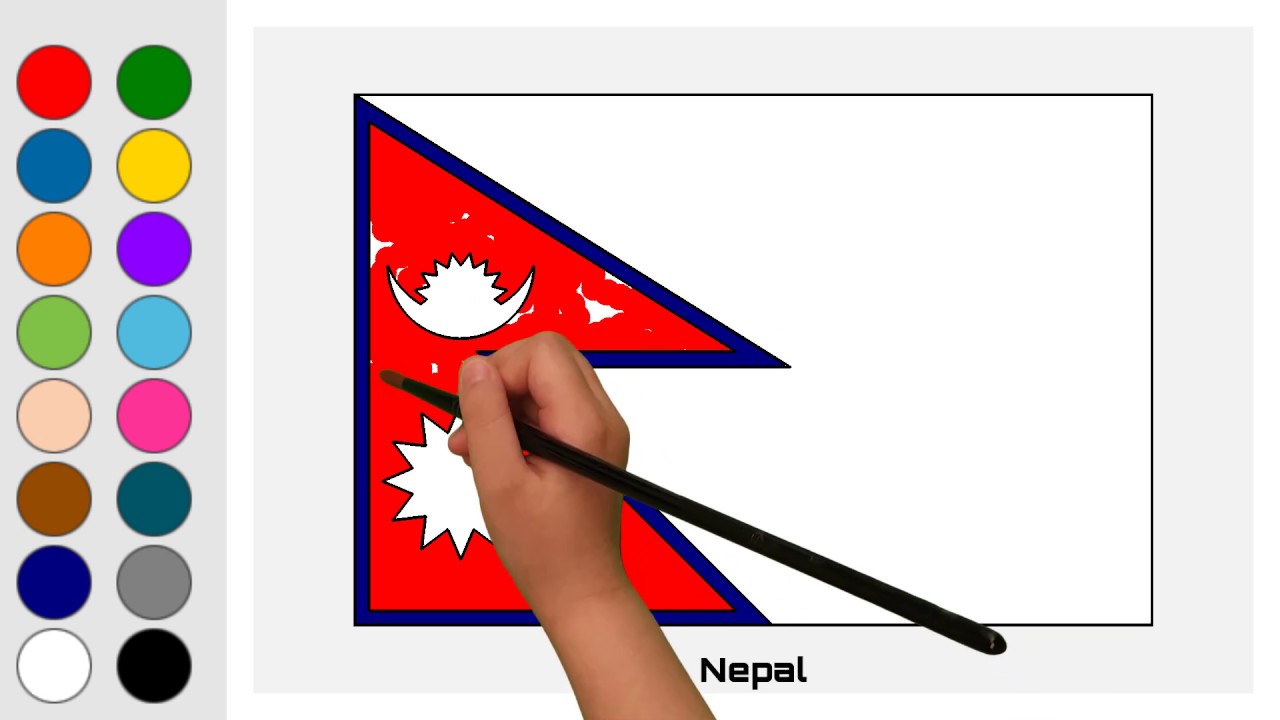 Flag of Nepal - Asia