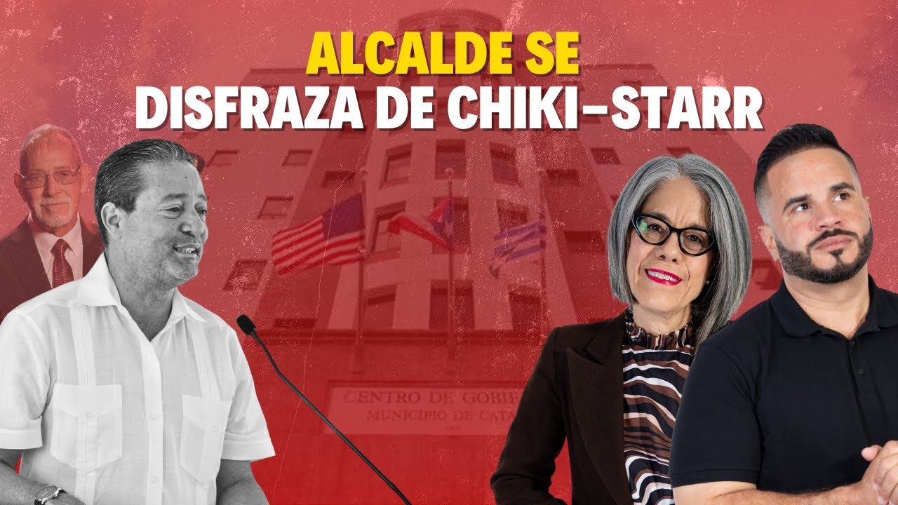ALCALDE SE DISFRAZA DE CHIKI-STARR