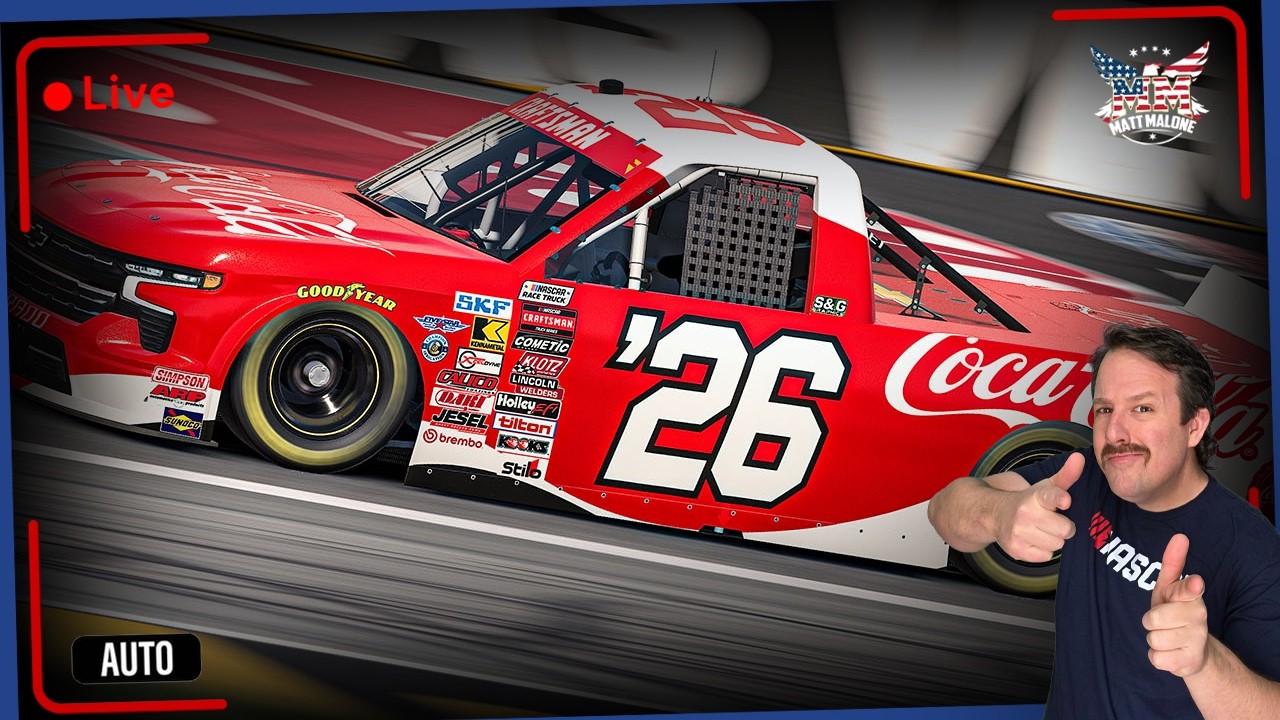 🏁 eNASCAR Watch Party at 8pm 🏁