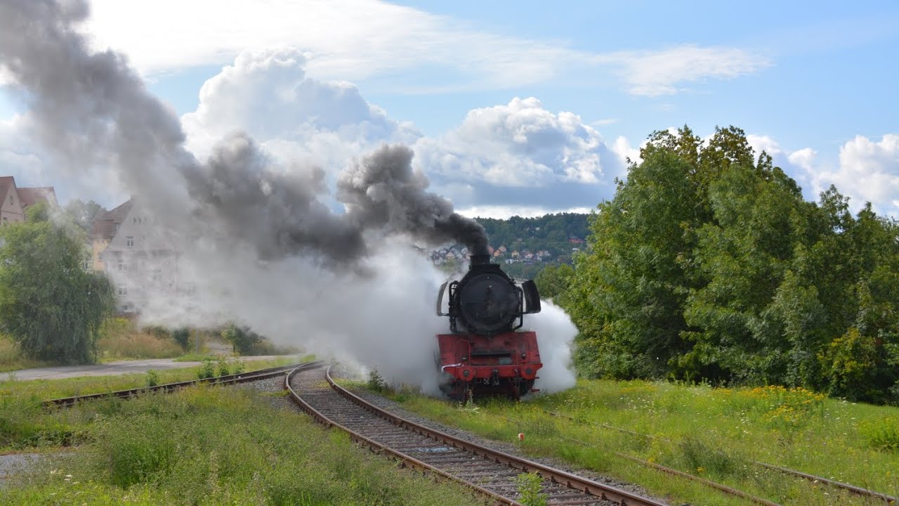 Indizierfahrt mit 50 3616 im Werratal am 8.8.23
