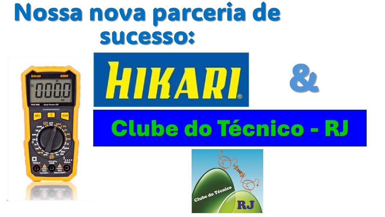 Vamos conhecer um pouco do multimetro dgital da HIKARI (nossa nova parceira), o HM1500