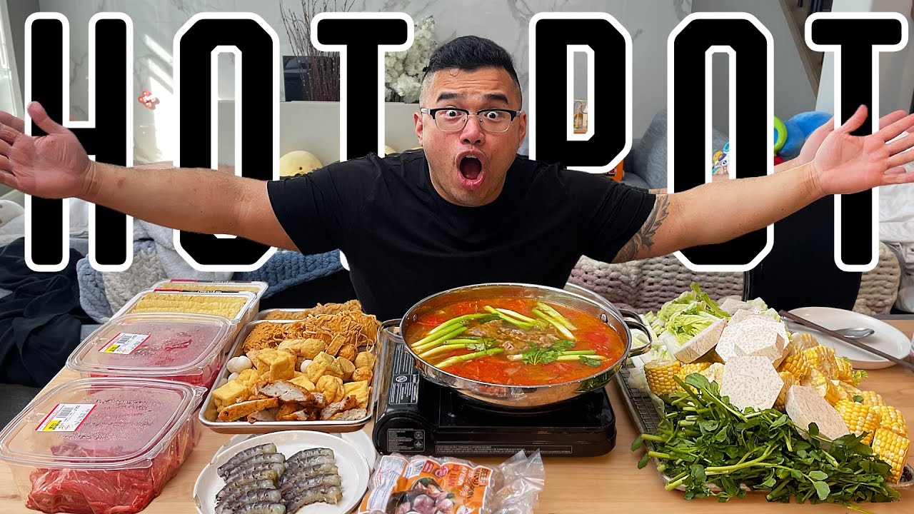 The Perfect HOT POT Recipe - 2 Homemade Stock To Choose From!