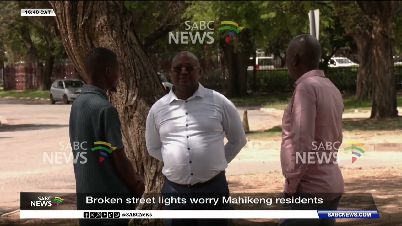 Mahikeng plagued by broken street lights