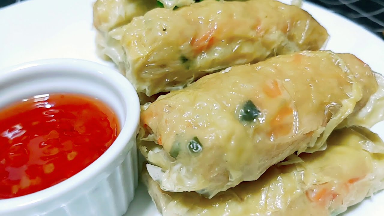 RESEP LUMPIA KULIT KEMBANG  TAHU || Siomay praktis