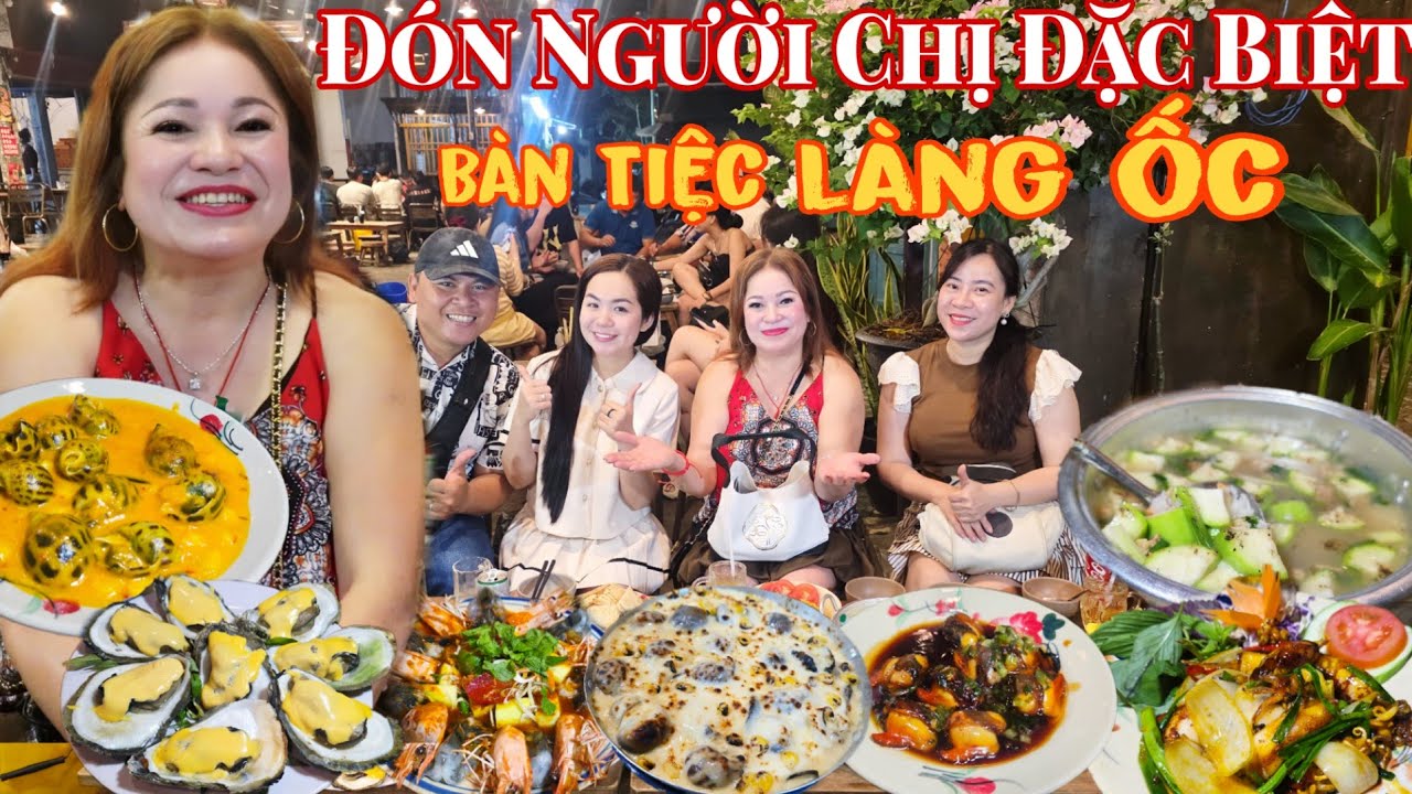 Đ&oacute;n NGƯỜI CHỊ ĐẶC BIỆT Với B&agrave;n Tiệc L&Agrave;NG ỐC | Vợ V&otilde; Sư Lộc Uống 100% v&agrave; C&aacute;i Kết KH&Ocirc;NG NO KH&Ocirc;NG VỀ