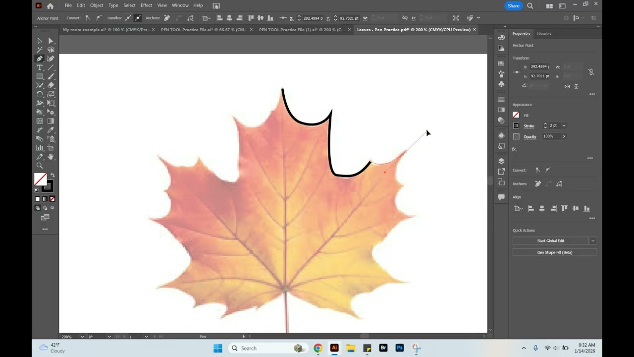 Intro to Pen Tool in Adobe Illustrator