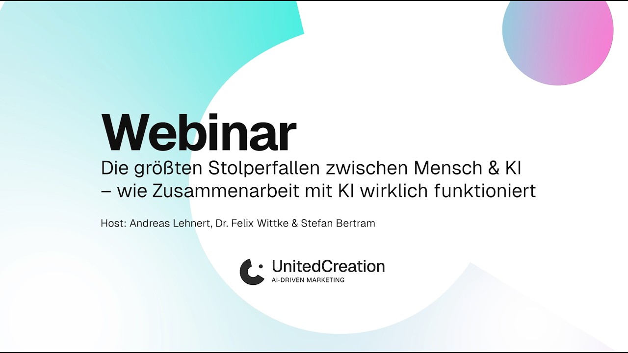 Webinar: Die größten Stolperfallen zwischen Mensch & KI