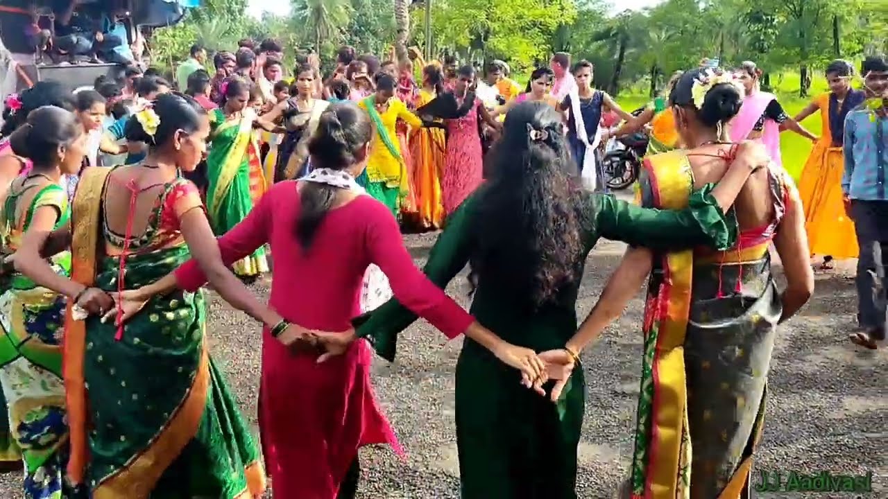 ।काय र भावो खतरास जाग्याची लुड भारी ।💃Zavda Dance|| Ganpati visarjan village Dhamangaon... #Aadiwasi
