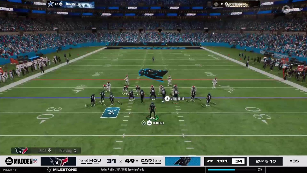 Highlight v Panthers wk.16