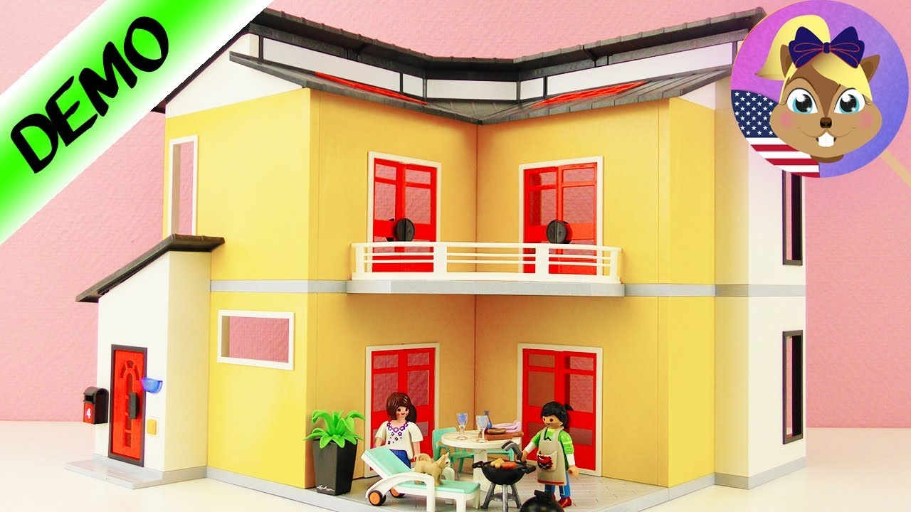 Playmobil Modern House 9266 | unpacking and building Play with me Toys for Kids |