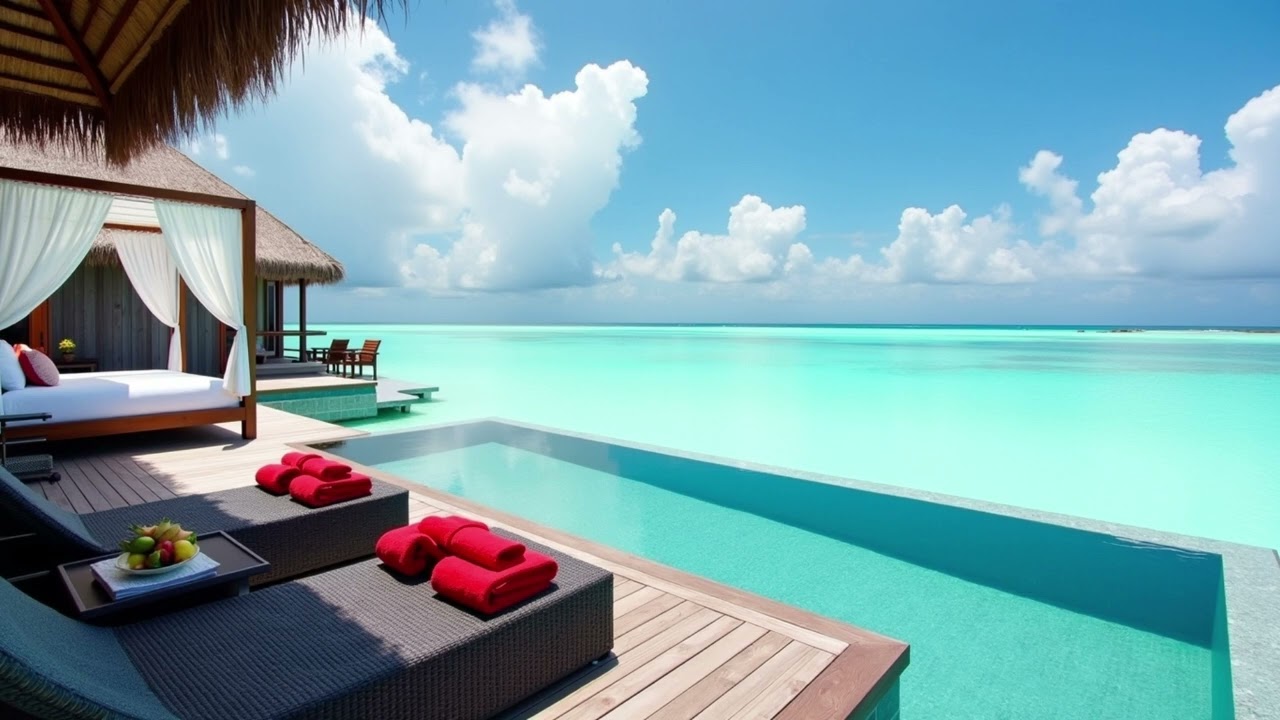 Oceanfront Chillout Lounge &ndash; 3 Hour Mega Mix | Tropical Beach Resort &bull; Smooth Paradise Vibes