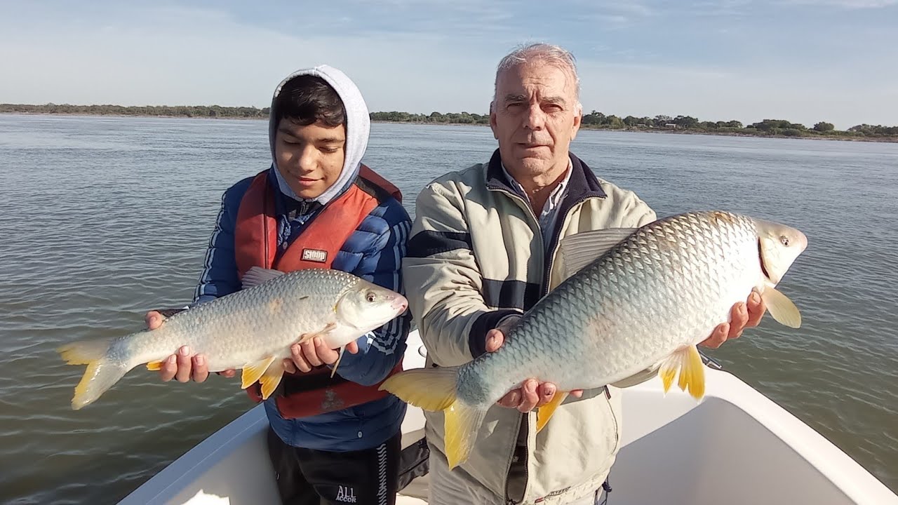 Pesca en La Isla del Cerrito Chaco #amigosdepesca