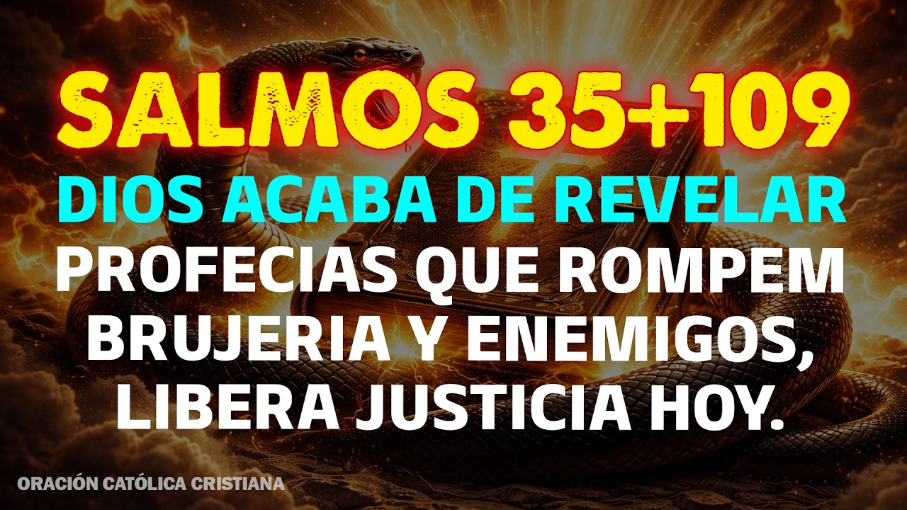 🔥 Dios acaba de revelar: Salmo 35+109 profecias que ROMPEM Brujería y Enemigos - libera justicia hoy