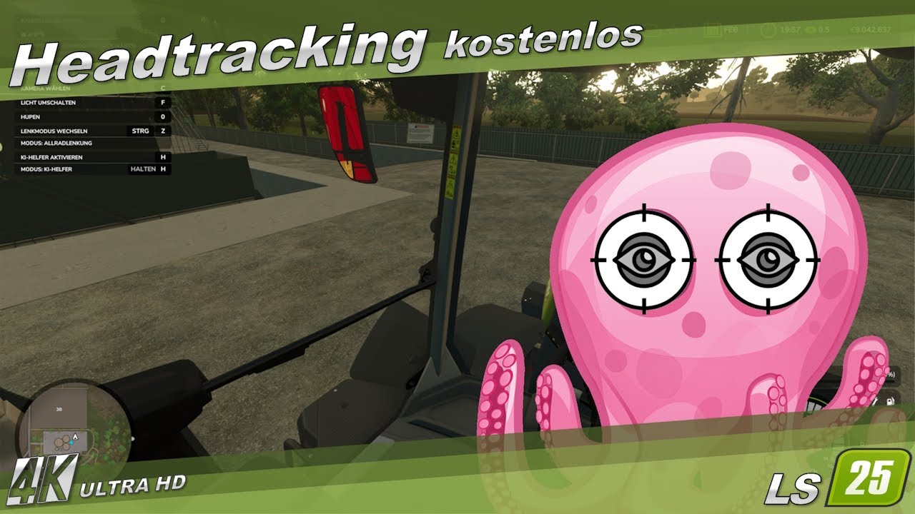 LS25 / FS25 🚜 Tipps & Tricks 🔧 Kostenloses Headtracking - 4K