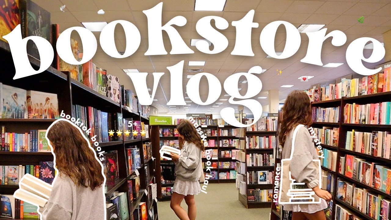 bookstore vlog 💌 book shopping at barnes & noble + huge book haul! (booktok, romance, summer reads)