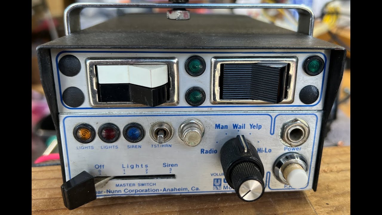 Demo of the different Dunbar-Nunn Corp. Unitrol 480K Siren Light switch box varieties (03-07-2025)