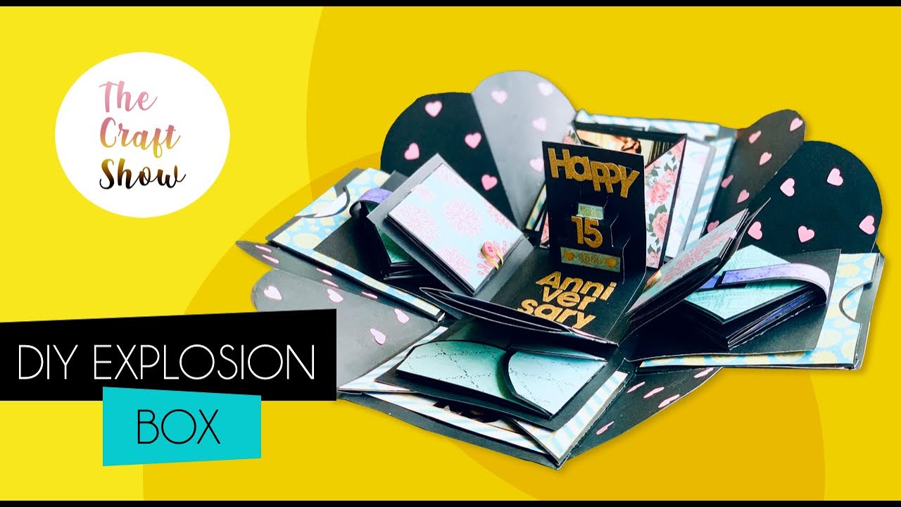 How To Make Explosion Box For Anniversary || DIY Explosion Box Ideas