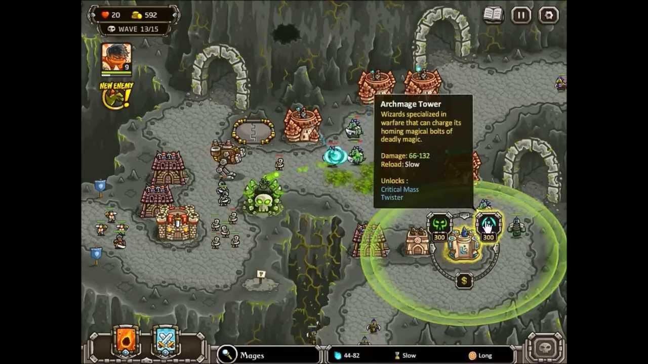 Kingdom Rush Frontiers - The Underpass - 3 Stars - NLL - Flash