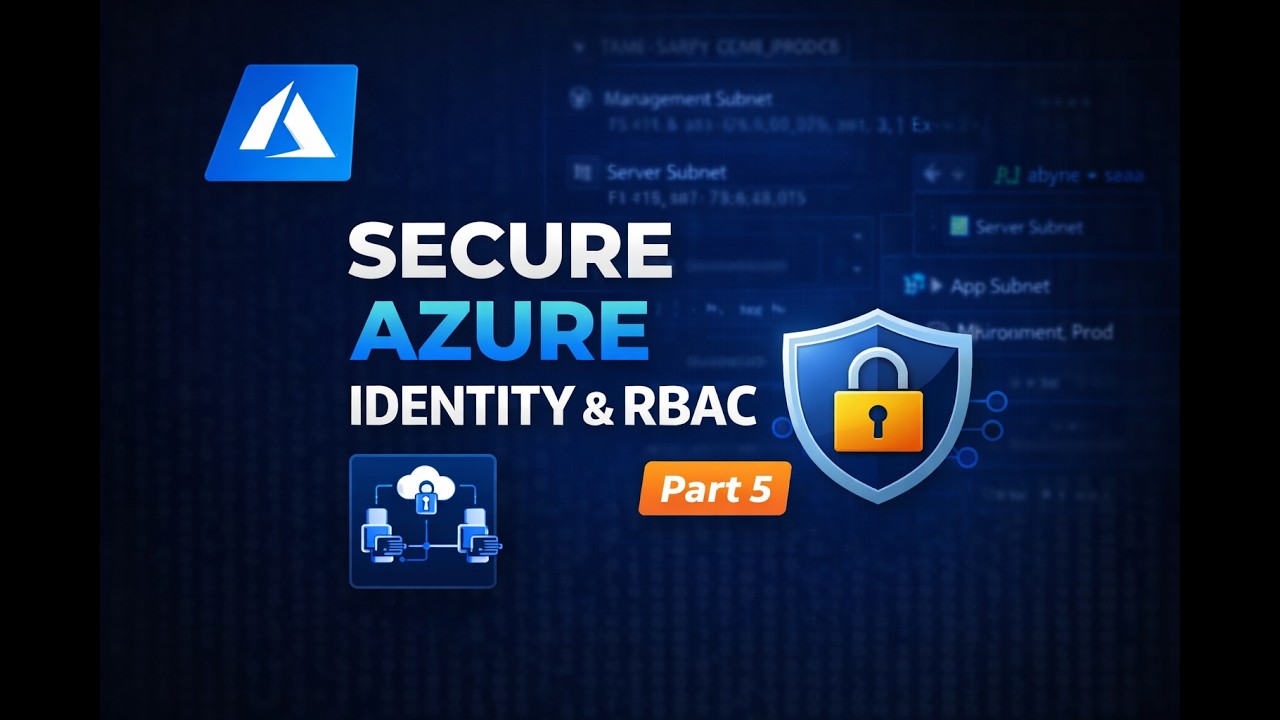 Building a Secure Azure Environment – Identity & RBAC (Part 5)