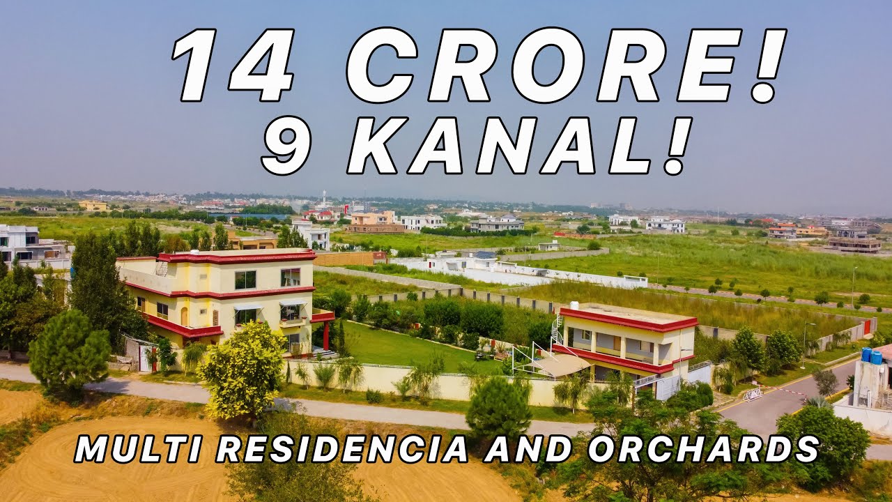Farm House For Sale In Multi Residencia and Orchards | 9 Kanal Farm House For Sale