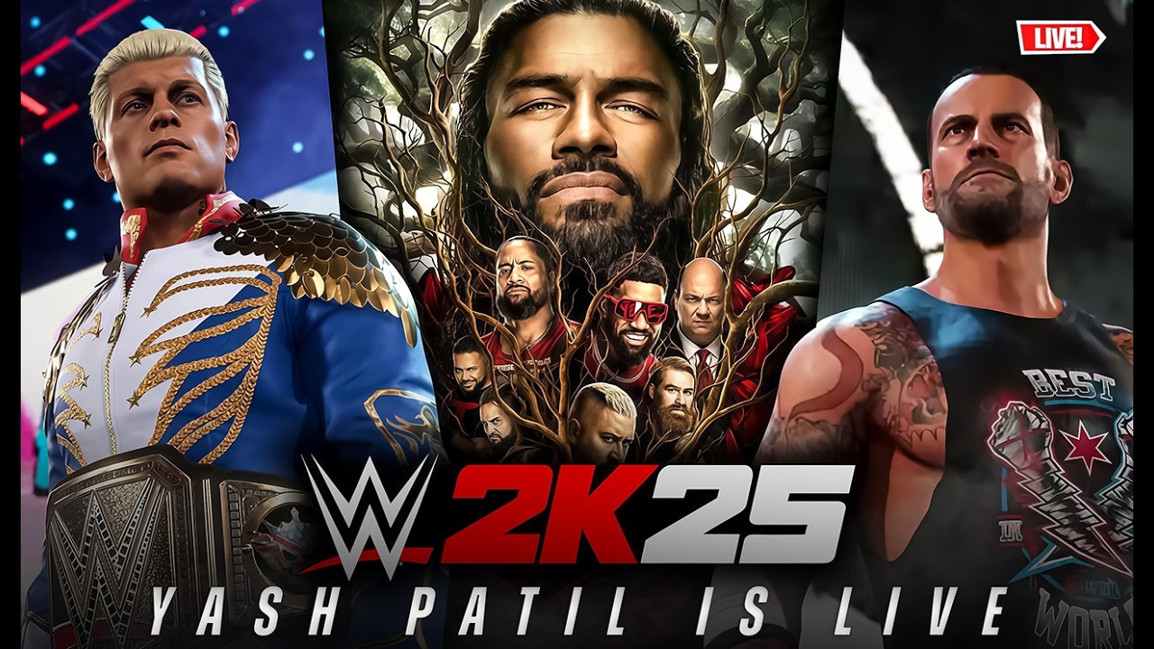 🔴WWE 2K25: THE BLOODLINE DYNASTY BEGINS! ☝️| DAY 4 Stream | #bandhilki #aagrikoli