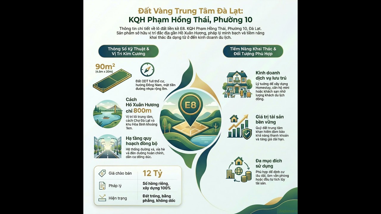 Đất Liên Kế Kqh Phạm Hồng Thái, Phường 10 – Vị Trí Trung Tâm