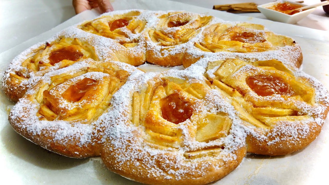 CROSTATA AL CUCCHIAIO MELE E MARMELLATA 🍎 basta un cucchiaio 🥄 senza stampo 🍎