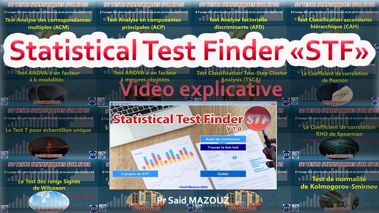Statistical test Finder STF APP vidéo explicative