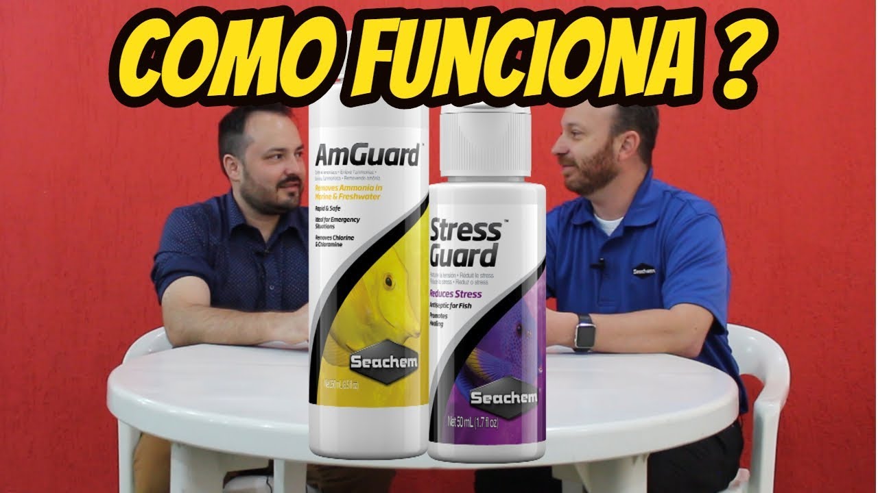 O que é  Stress Guard e AmGuard da Seachem ?