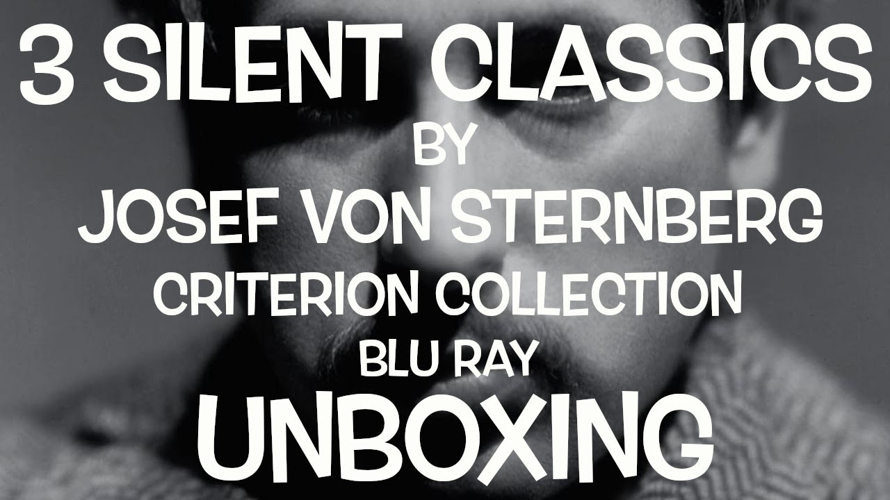 3 Silent Classics by Josef von Sternberg Criterion Collection Blu Ray Unboxing